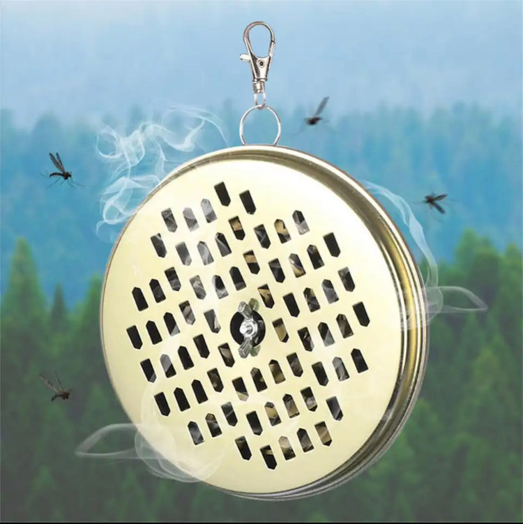 Hanging Mosquito Coil Holder, Portable Metal Incense Holder With Spring Buckle, Outdoor Mosquito Repellent Box Hanging Mosquito Coil Holder, Portable Metal Incense Holder With Spring Buckle, Outdoor Mosquito Repellent Box